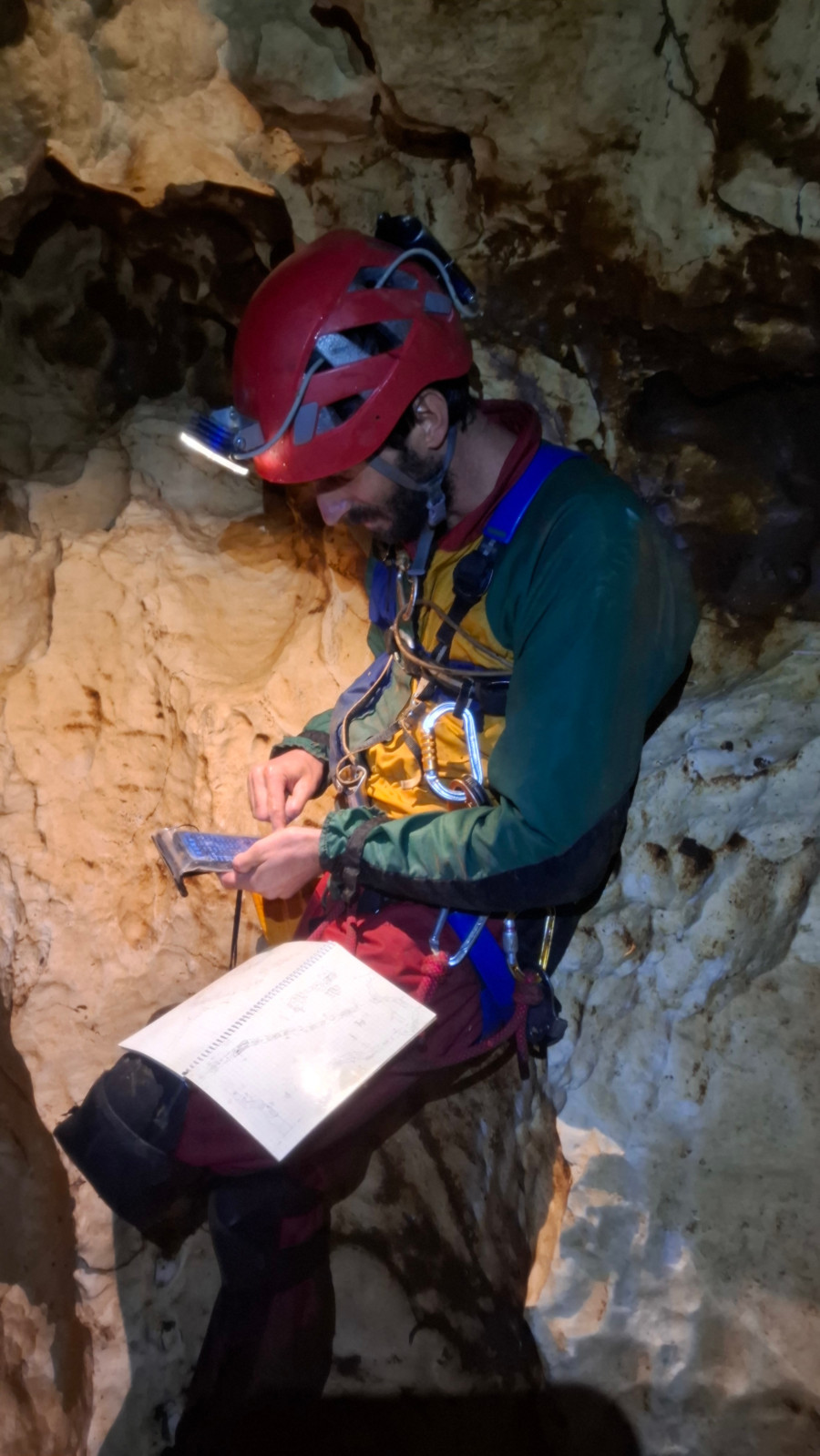 Yann A. à la topographie